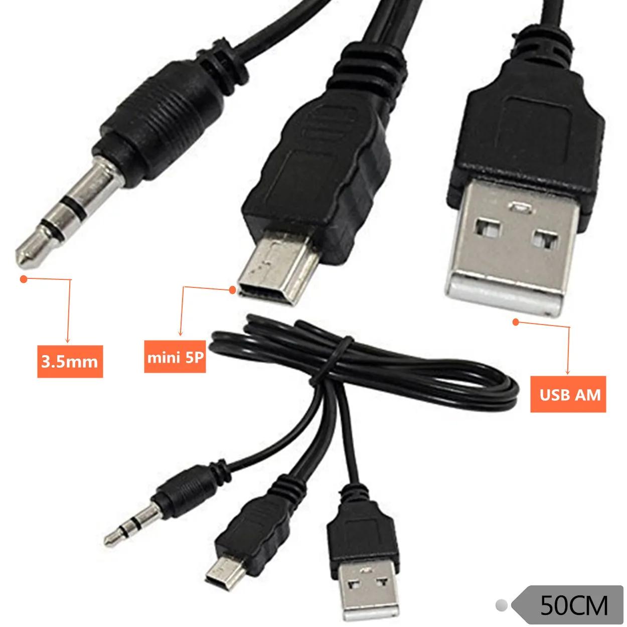  AUX   ̺ ڵ, USB 2.0 A -̴ B , 3.5mm, 0.5m ̺